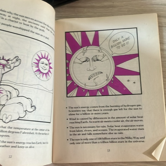 Fun facts about the solar system paperback book, vintage - Picture 6 of 10